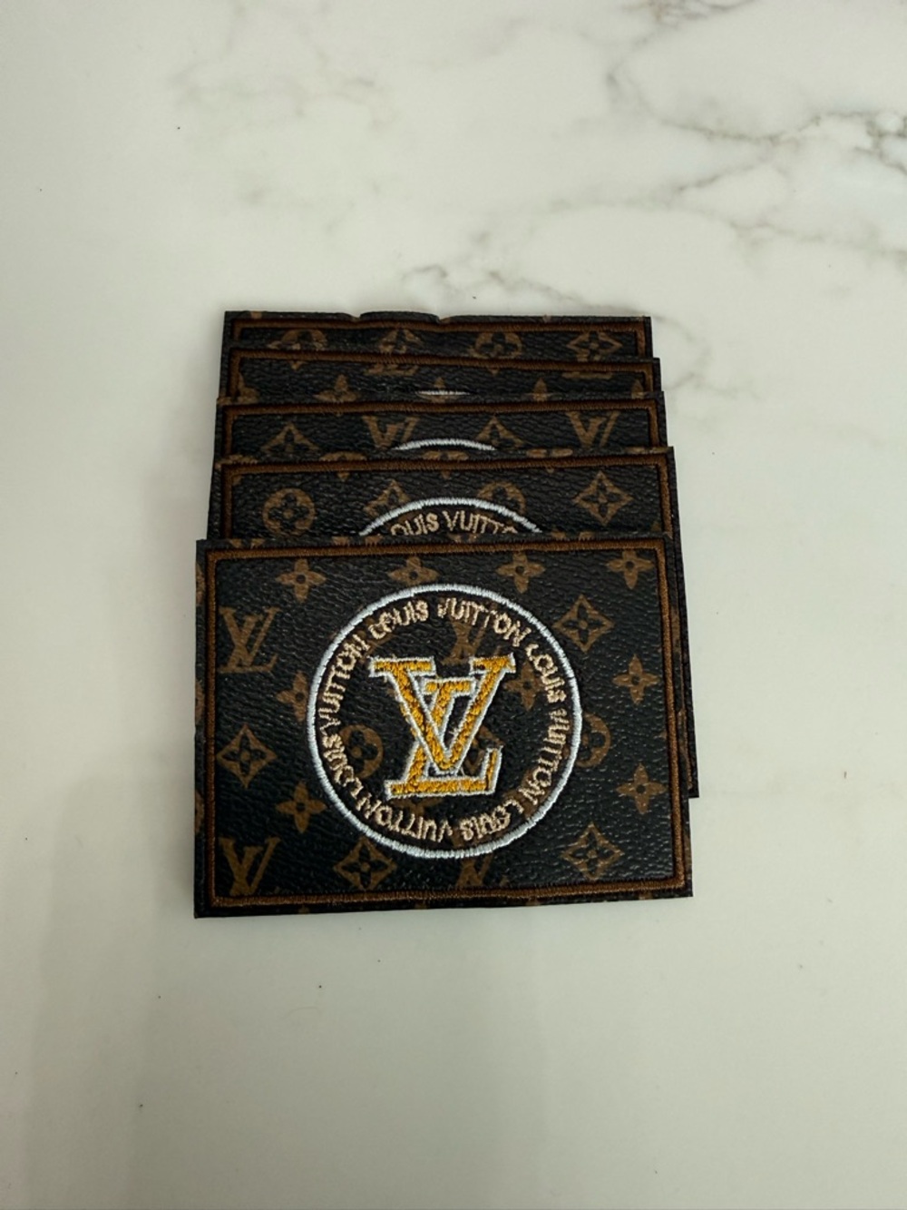 Bougie Monogram Iron On Patch.